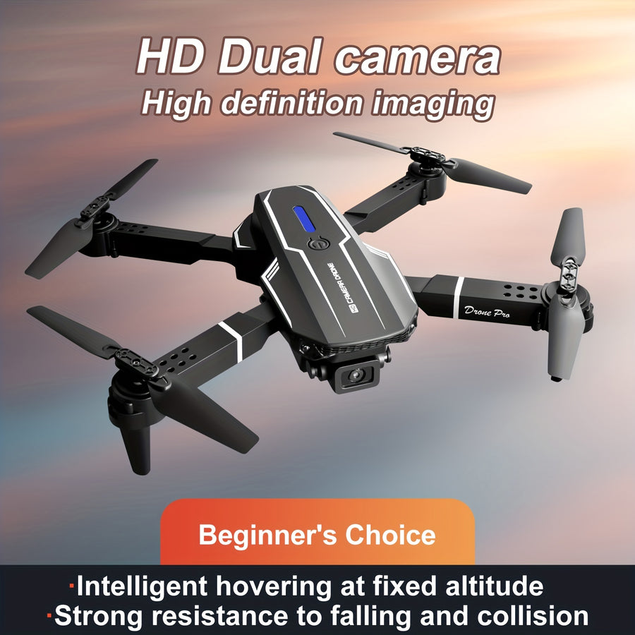 Novo drone UAV Quadcopter E88: câmeras HD duplas, retenção de altitude, operação com uma tecla, luzes LED, coisas baratas O item mais barato disponível Perfeito para iniciantes Presentes masculinos e coisas para adolesc